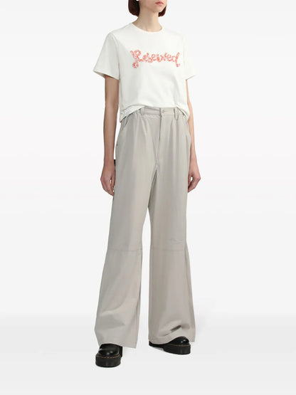 Logo-Embroidered Trousers
