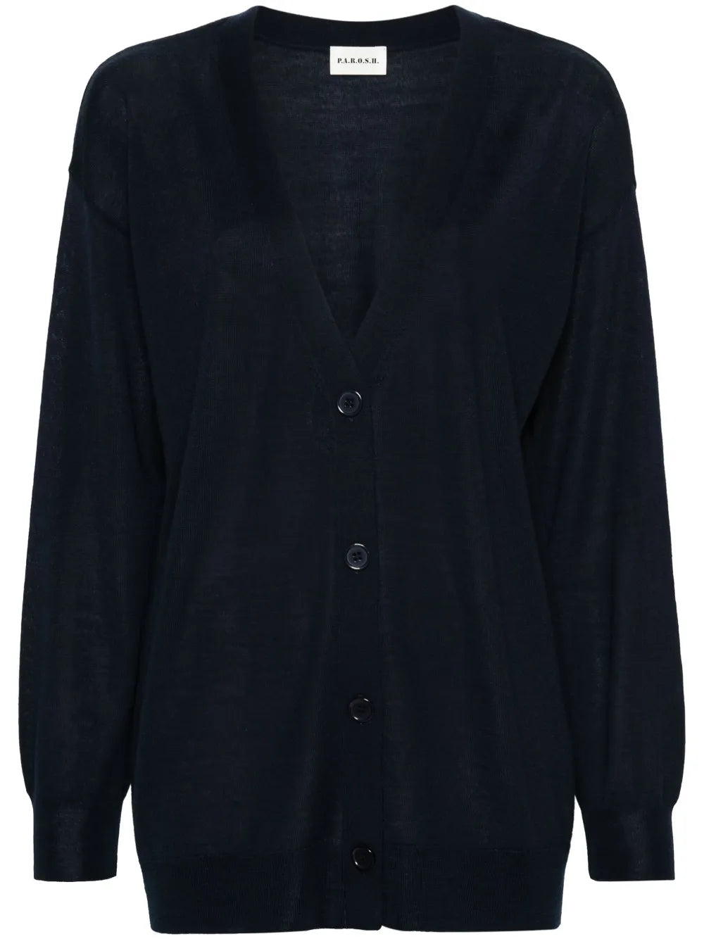 Fine-Knit Cardigan