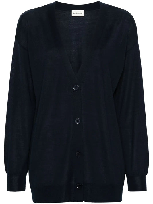 Fine-Knit Cardigan