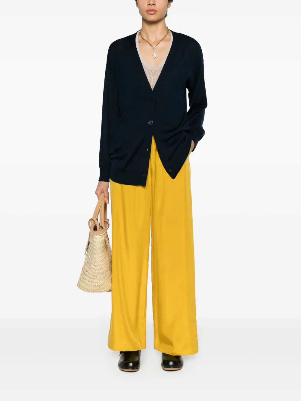 Fine-Knit Cardigan