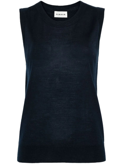 Fine-Knit Vest