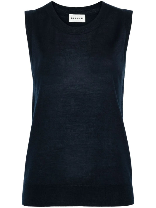 Fine-Knit Vest