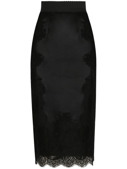 Satin Midi Skirt