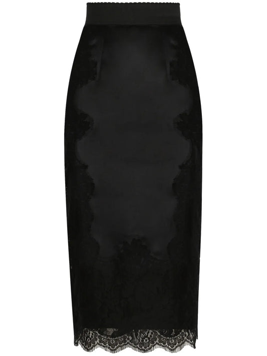 Satin Midi Skirt