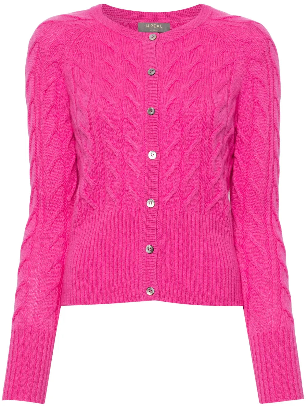 Myla Cable-Knit Cashmere Cardigan