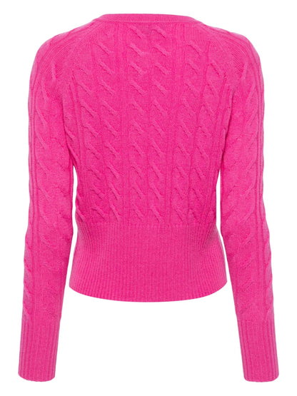 Myla Cable-Knit Cashmere Cardigan