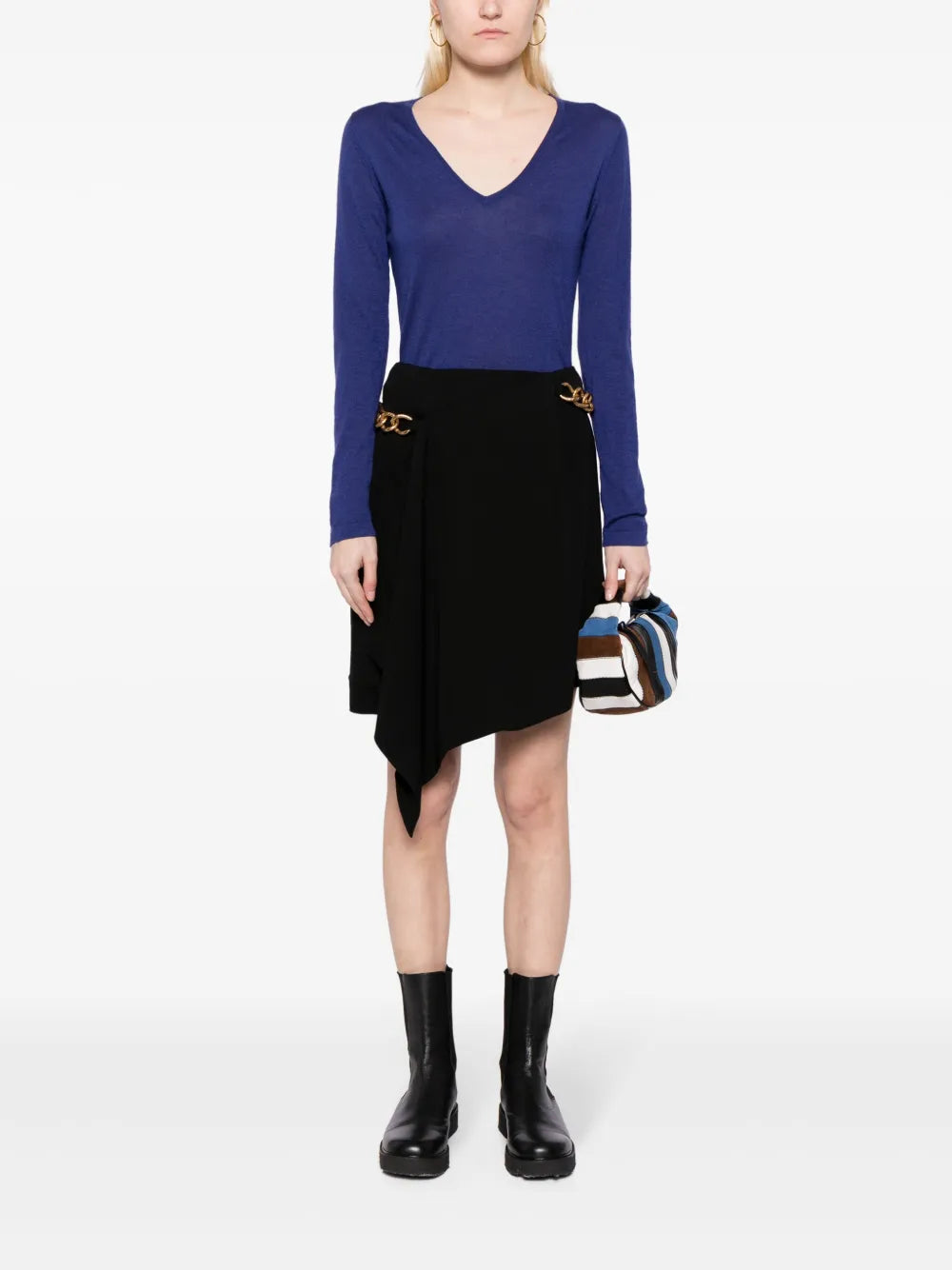 Long-Sleeve Cashmere T-Shirt
