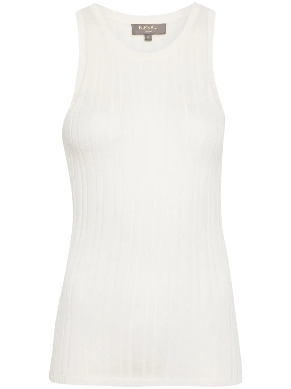 Round-Neck Ribbed-Knit Tank Top