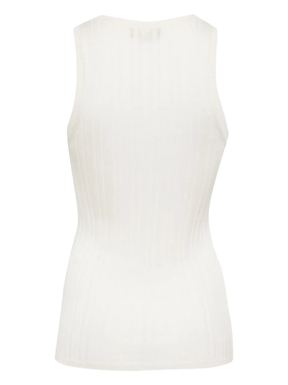 Round-Neck Ribbed-Knit Tank Top