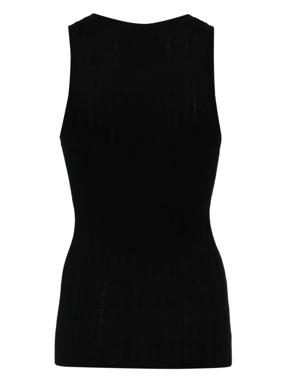 Round-Neck Ribbed-Knit Tank Top