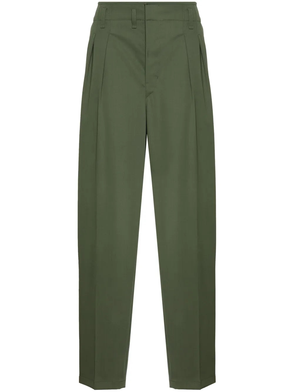 Pleated Tapered Trousers