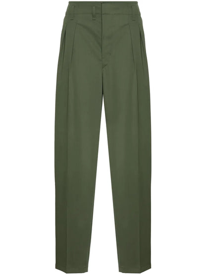 Pleated Tapered Trousers