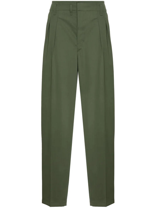 Pleated Tapered Trousers