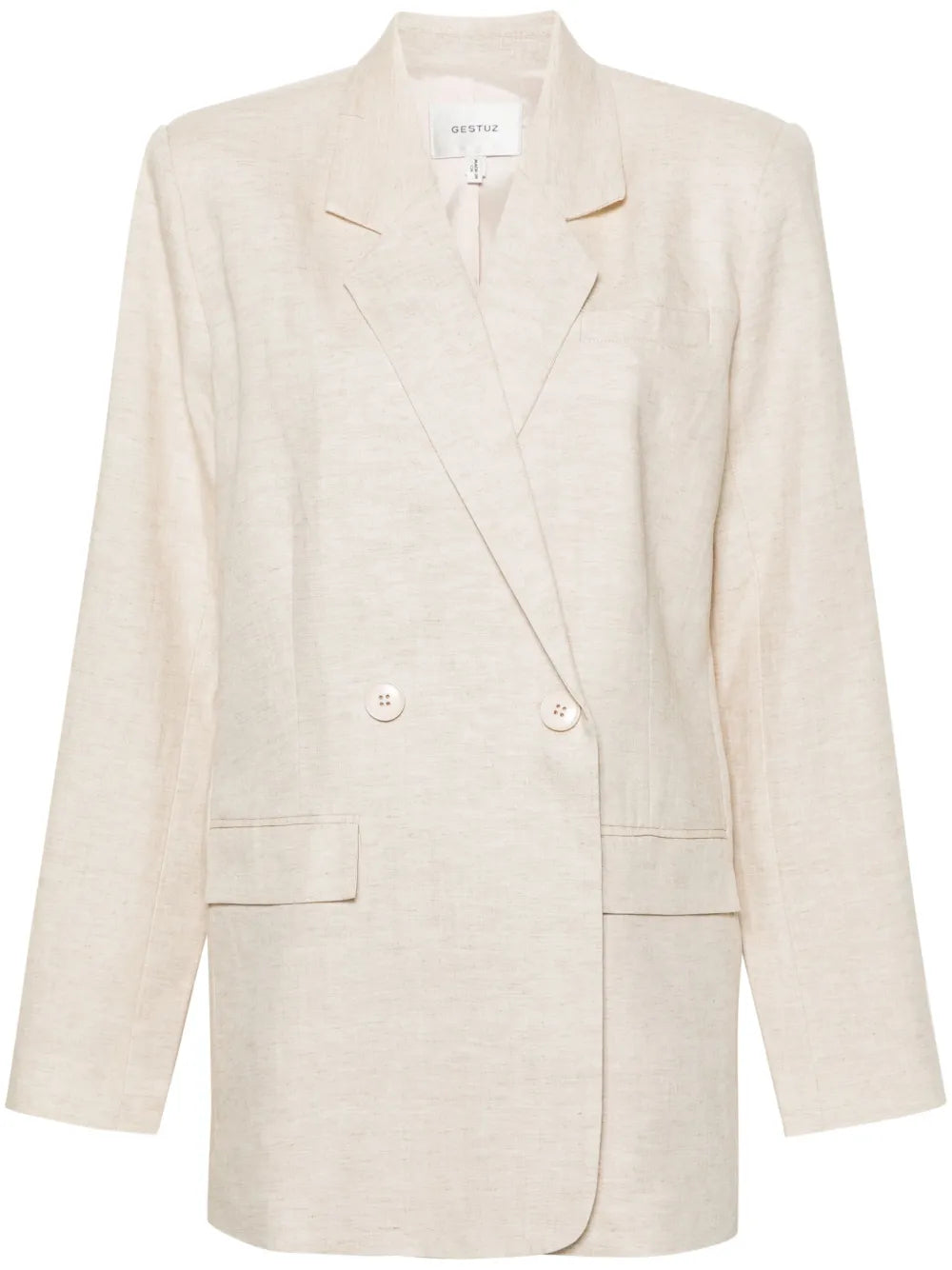 Double-Breasted Lyocell-Blend Blazer