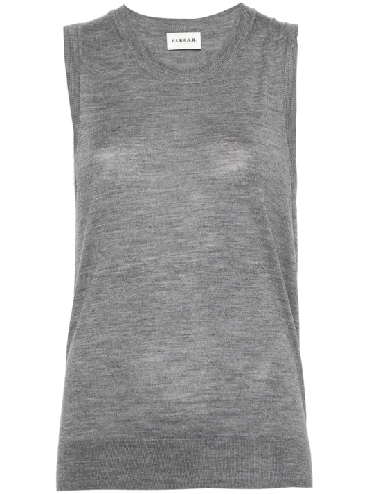 Fine-Knit Vest