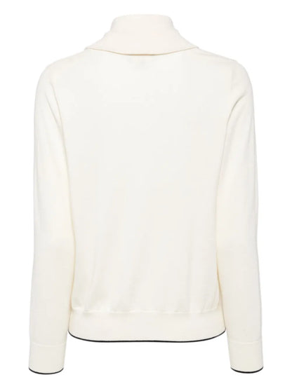 Zip-Up Knitted Cardigan