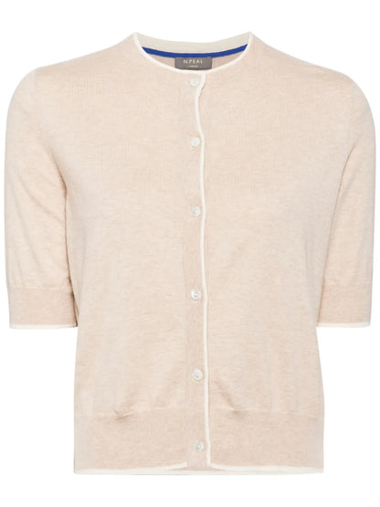 Button-Down Short-Sleeve Cardigan