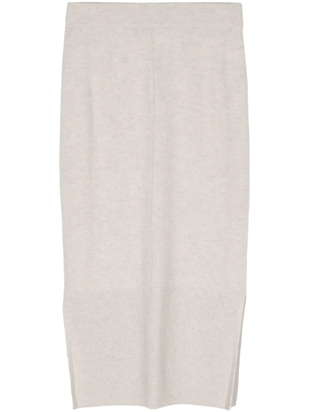 Side-Slit Cashmere Skirt