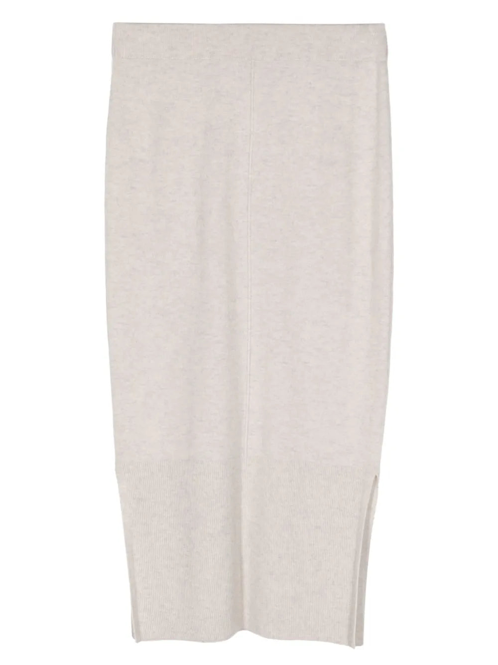 Side-Slit Cashmere Skirt
