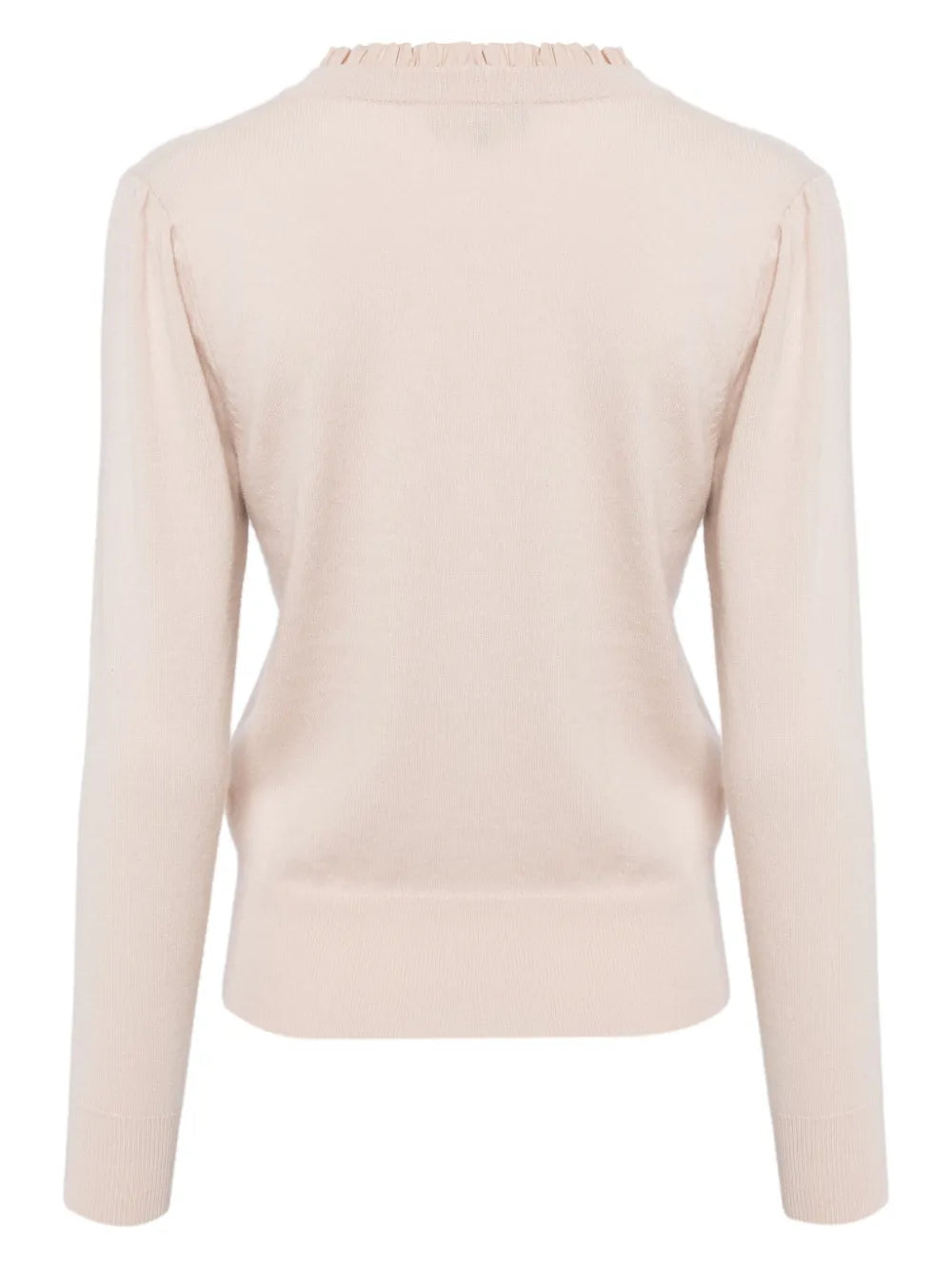 Ruffle-Trim Cashmere Jumper