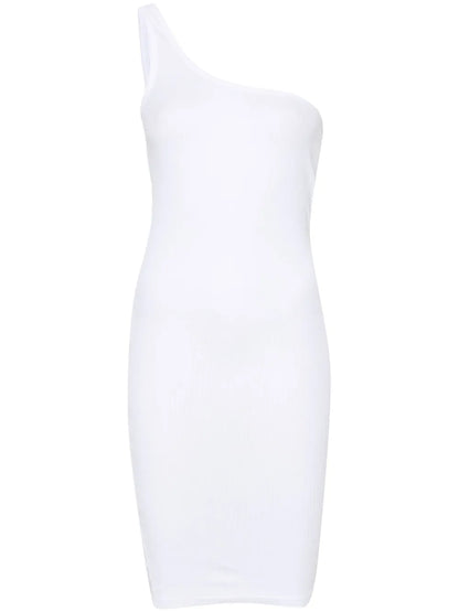 Tamaki One-Shoulder Ribbed Dress