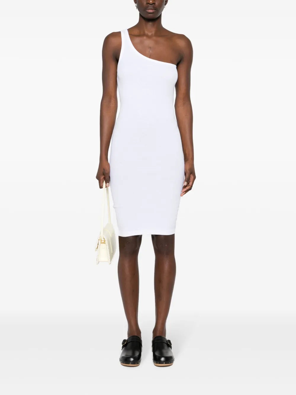 Tamaki One-Shoulder Ribbed Dress