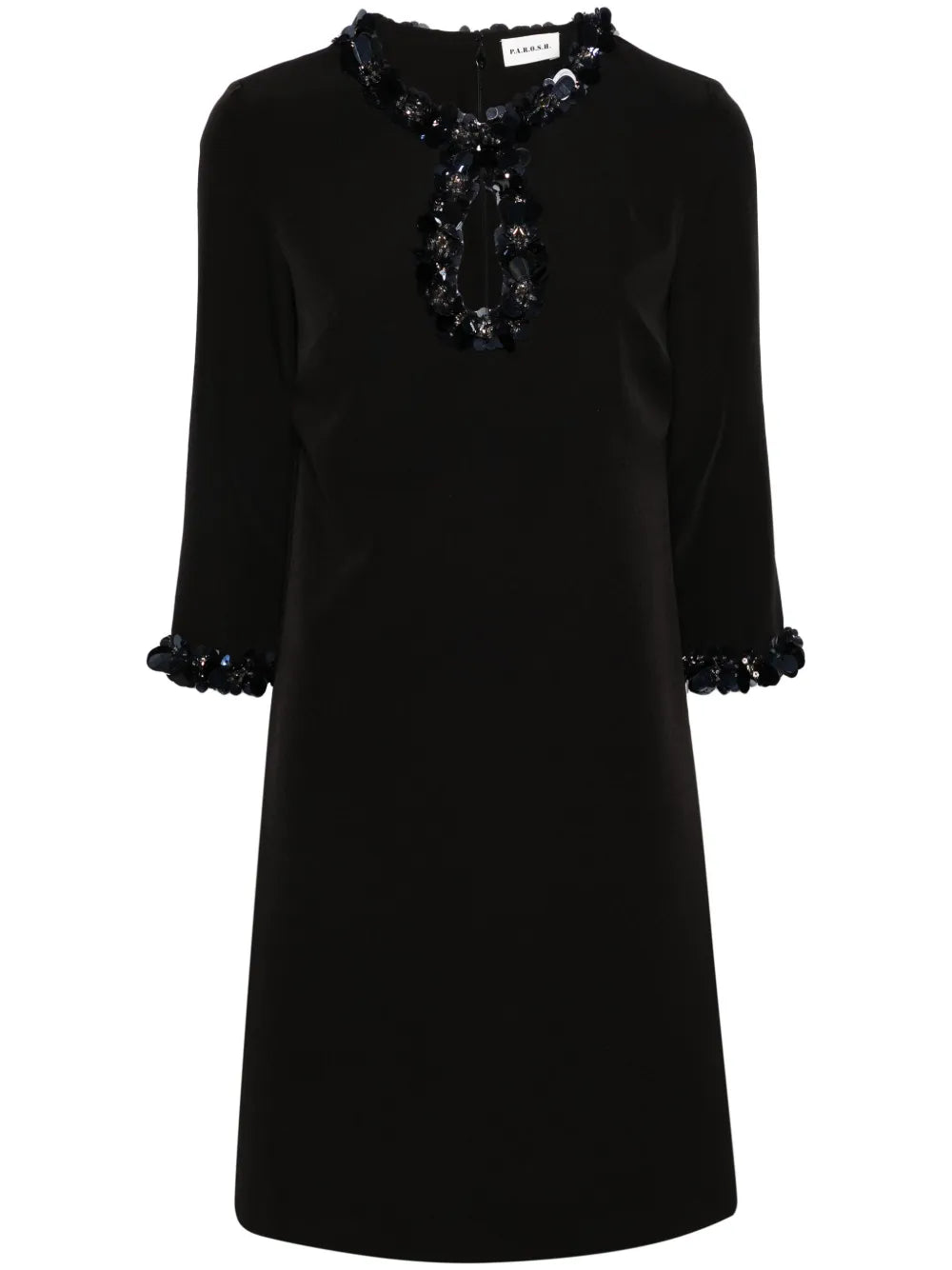 Puppy Sequin-Embellished Shift Dress