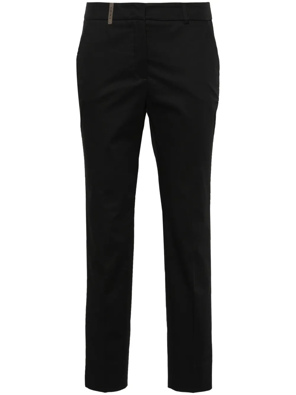 Cropped Slim-Fit Trousers