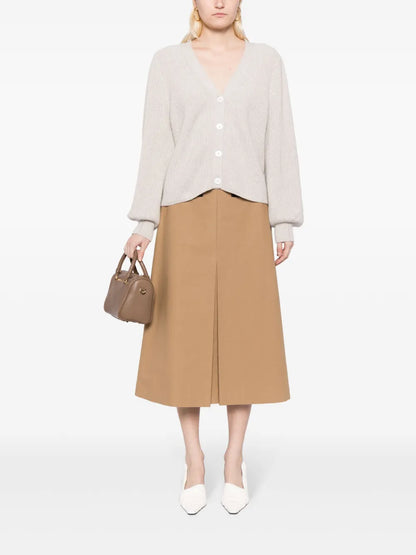 Metal-Trim Cashmere Cardigan