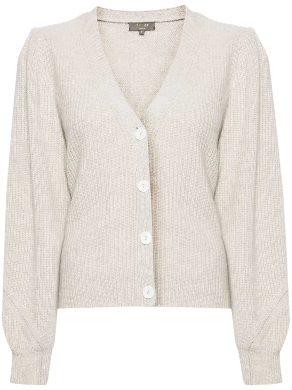 Metal-Trim Cashmere Cardigan