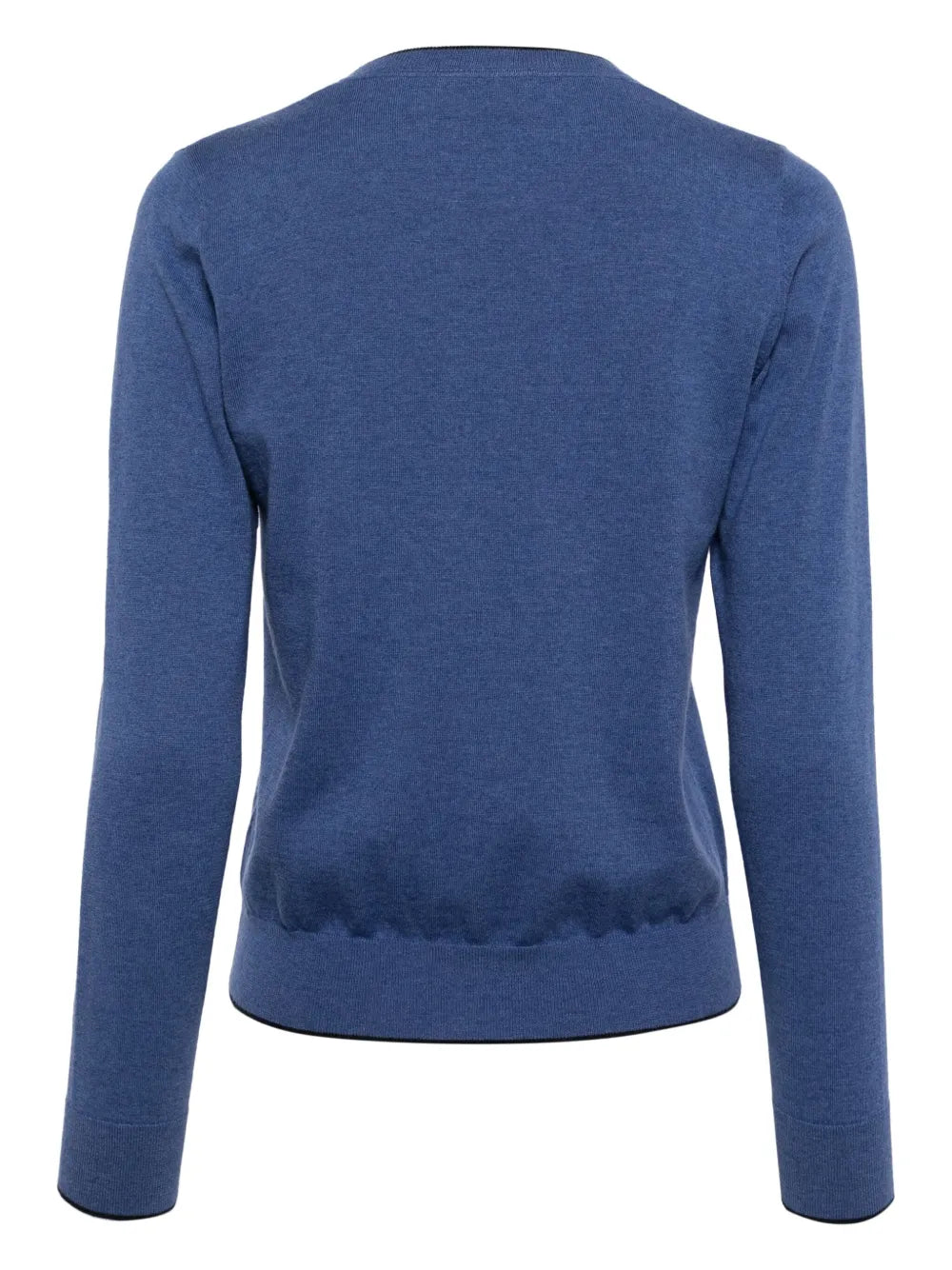 Crew-Neck Fine-Knit Jumper