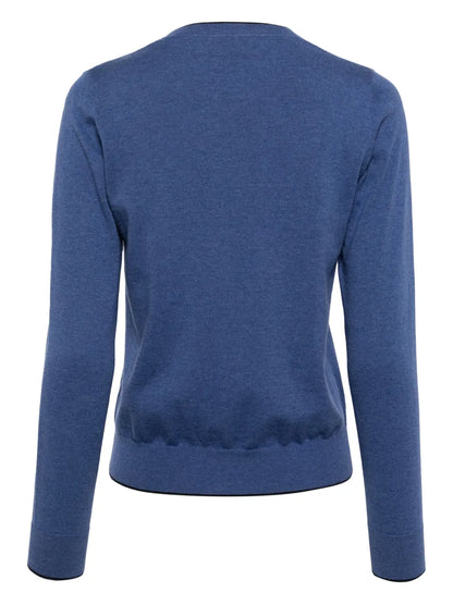 Crew-Neck Fine-Knit Jumper