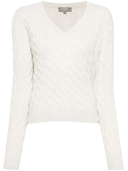 Frankie Cable-Knit Cashmere Jumper