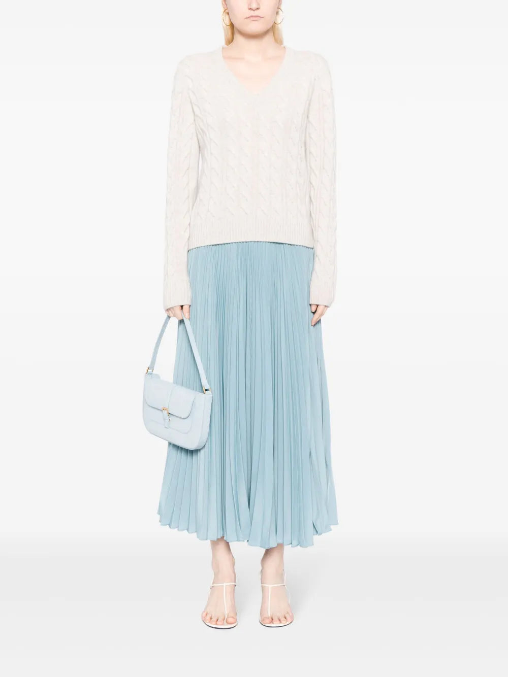 Frankie Cable-Knit Cashmere Jumper