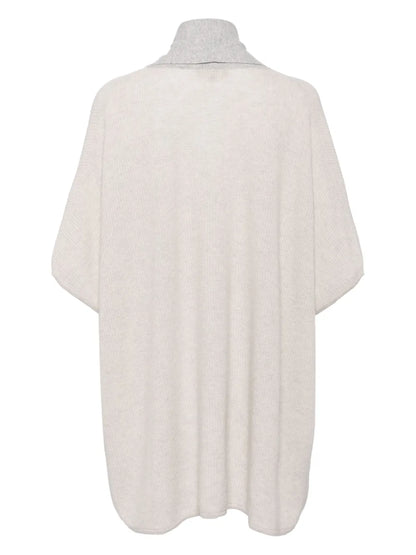 Color-Block Cashmere Cardigan