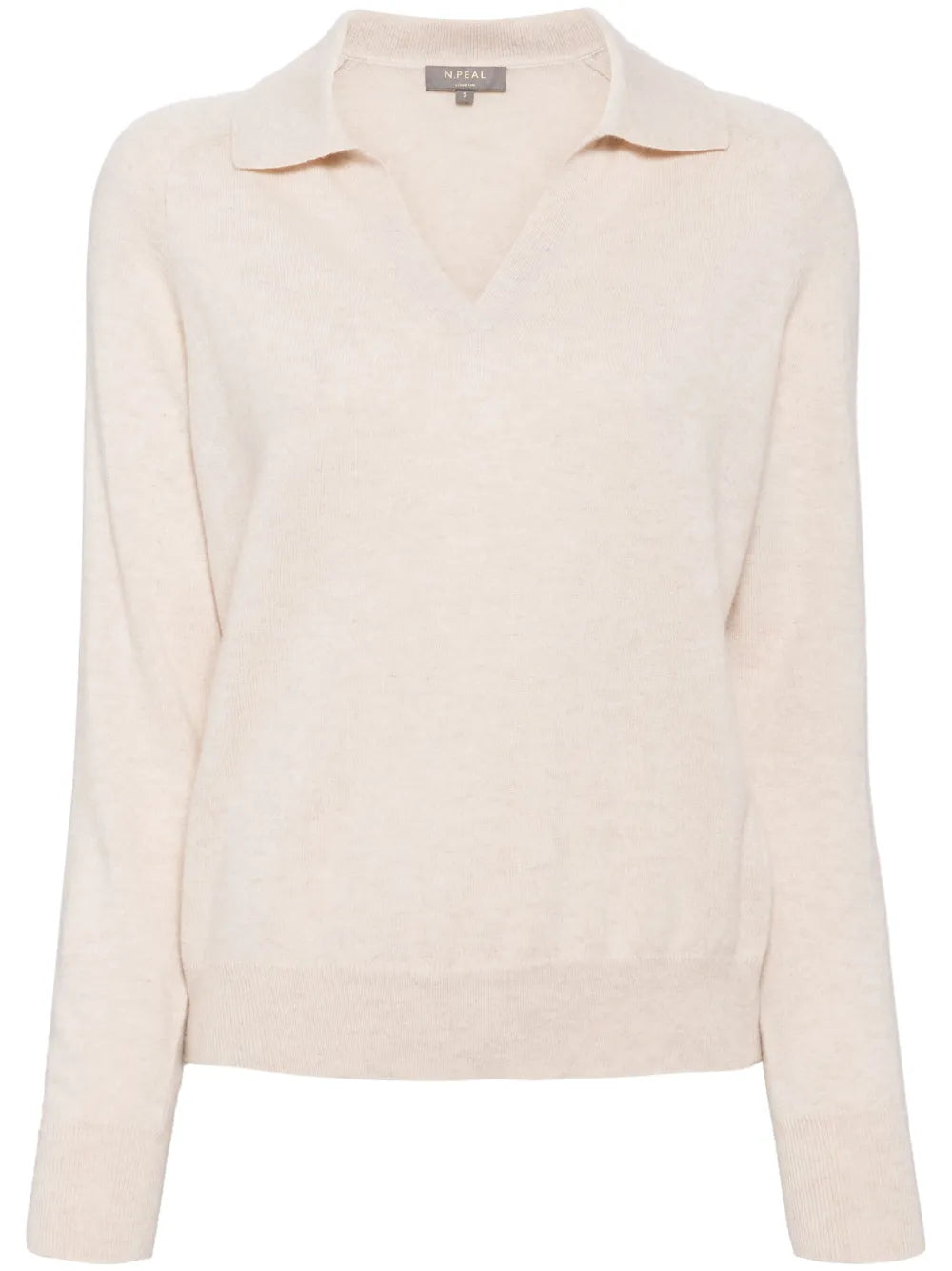 Polo Collar Cashmere Cardigan
