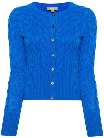 Myla Cable-Knit Cashmere Cardigan