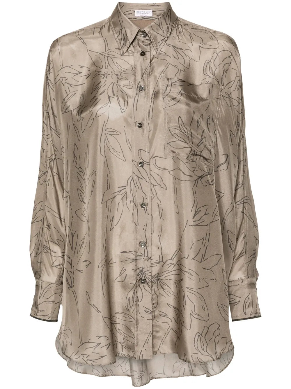 Printed Silk Shirt