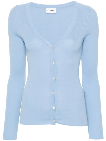 Ribbed-Knit Cardigan