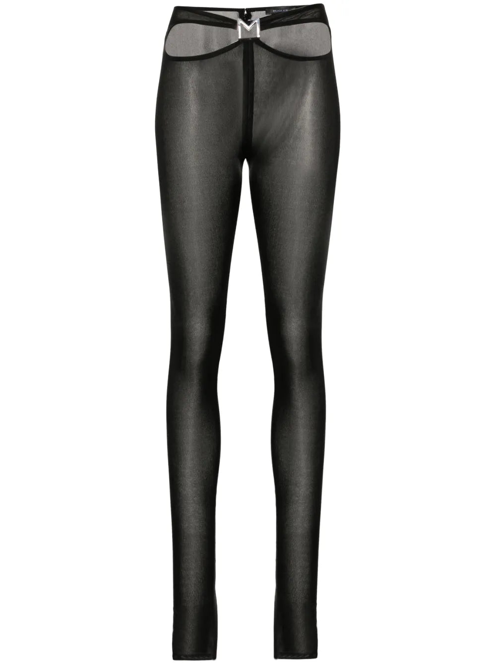 M-Plaque Cut-Out Leggings