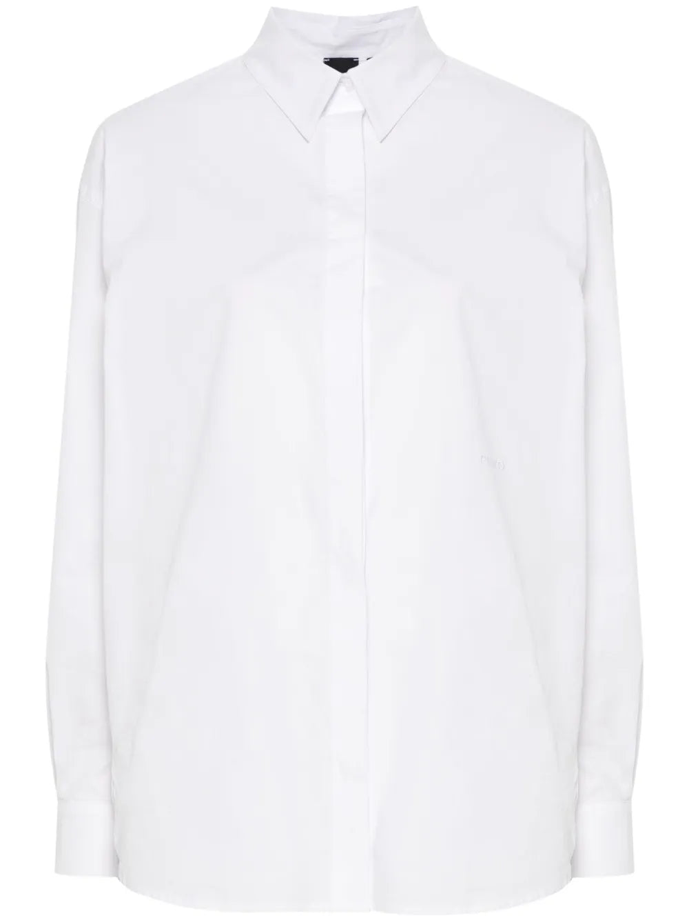 Embroidered-Logo Poplin Shirt