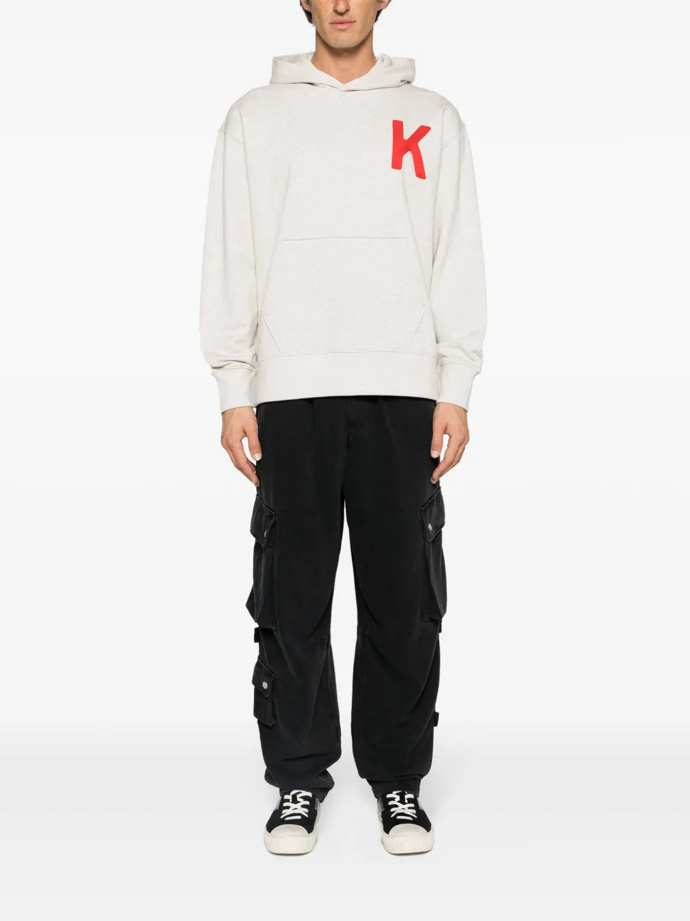 Lucky Tiger Logo-Embroidered Hoodie