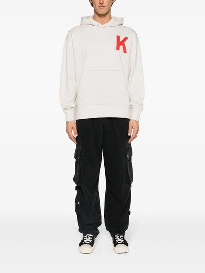 Lucky Tiger Logo-Embroidered Hoodie