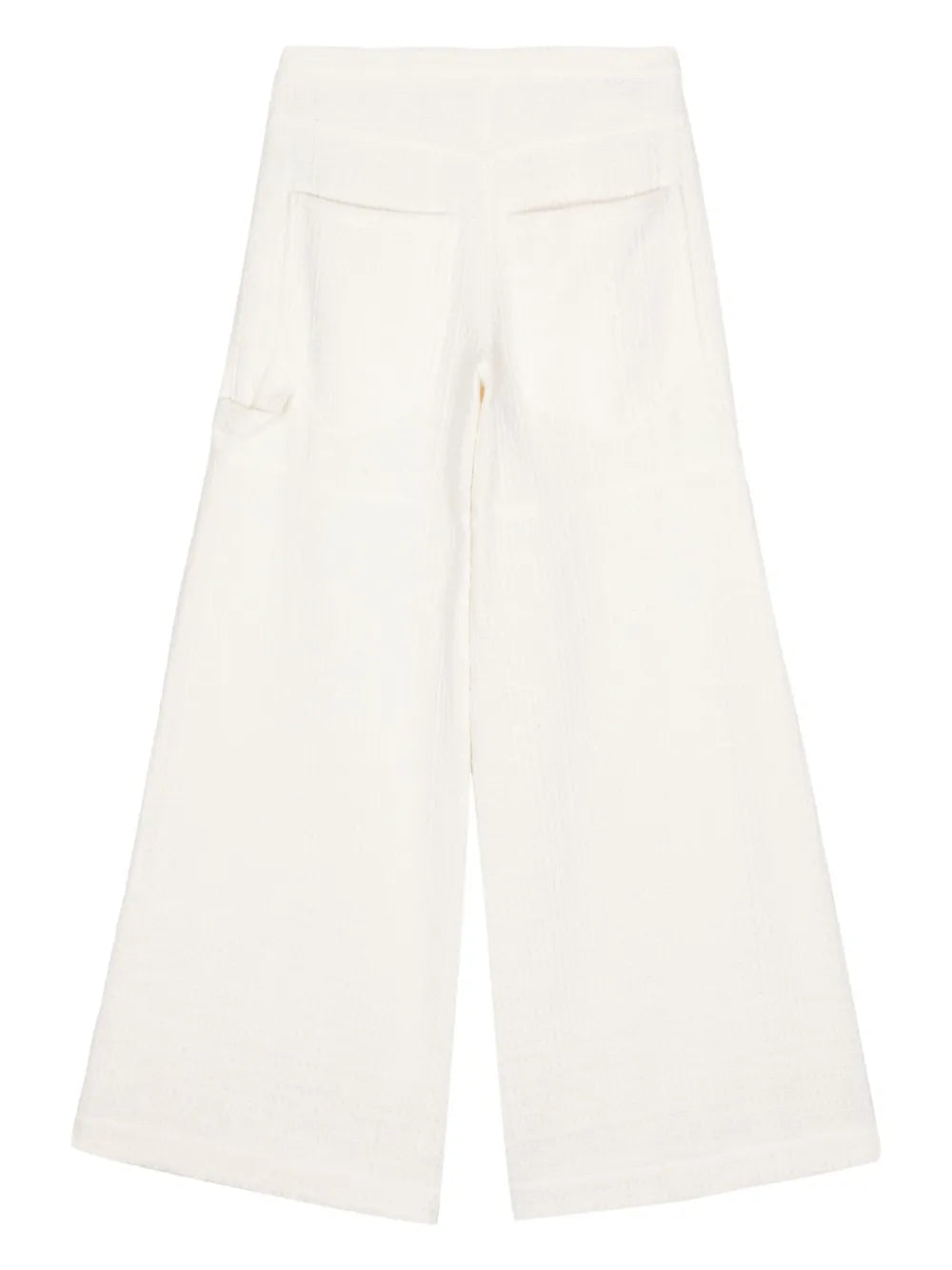 Bouclé Palazzo Pants