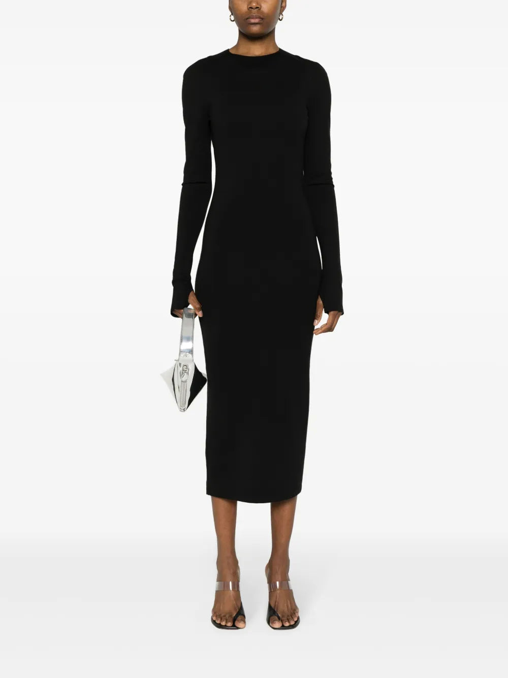 Cut-Out Midi Dress