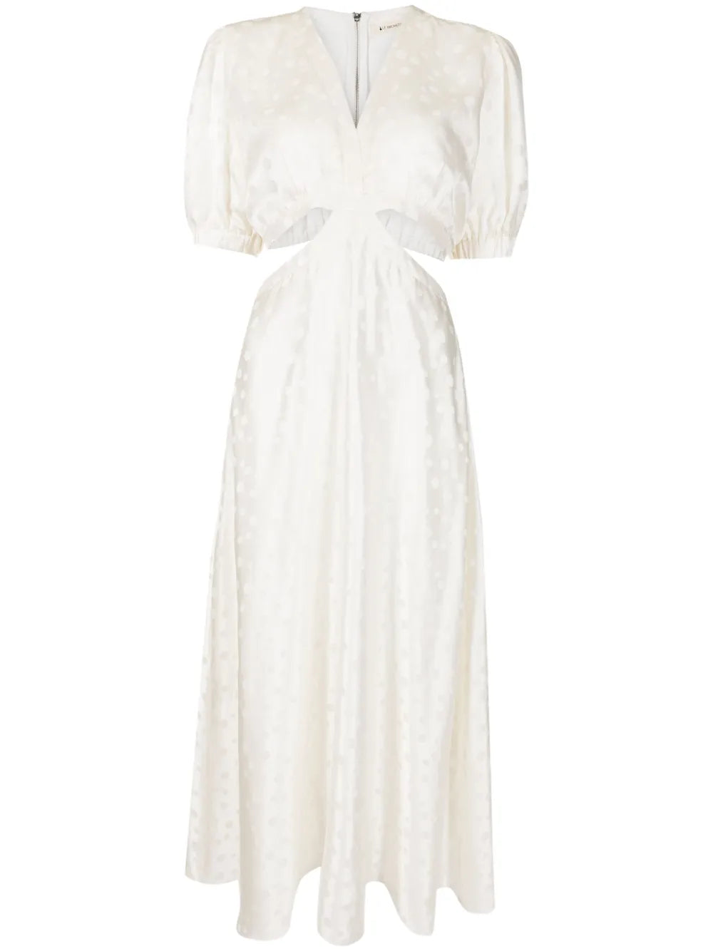 Betina Polka-Dot Jacquard Dress