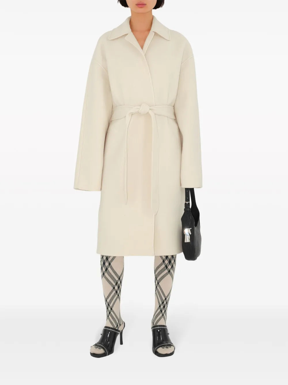Wrap Cashmere Coat