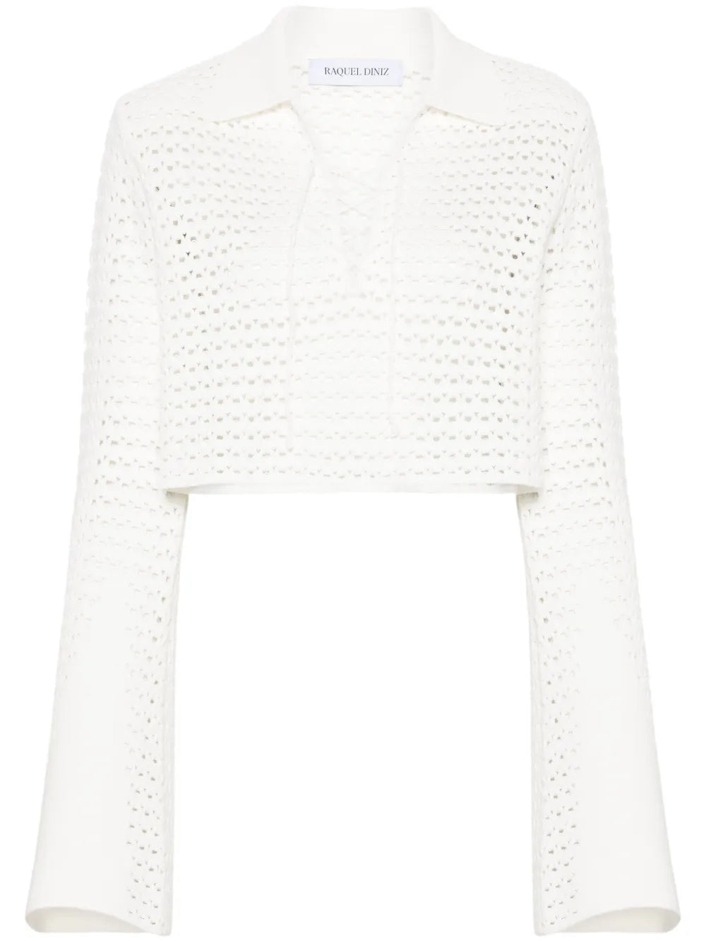 Open-Knit Crop Top