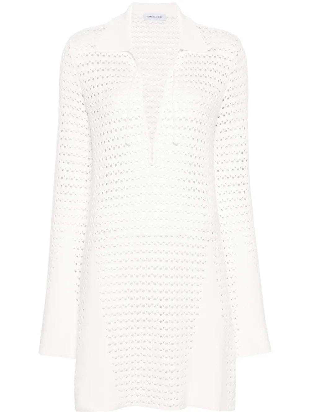 Open-Knit Mini Dress