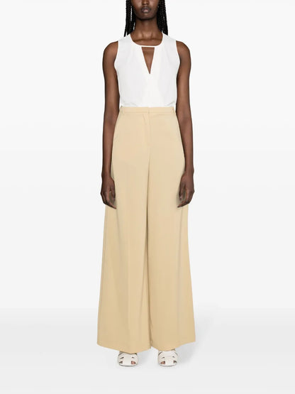 Cut-Out Wrap Blouse